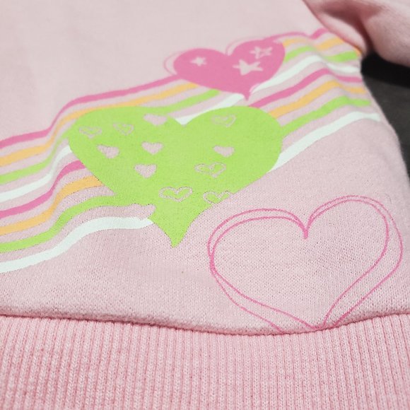 Hoodie Sweater Pink Heart Design Zip Up Please Mum 6-12m Brand New With Tags - Picture 4 of 9